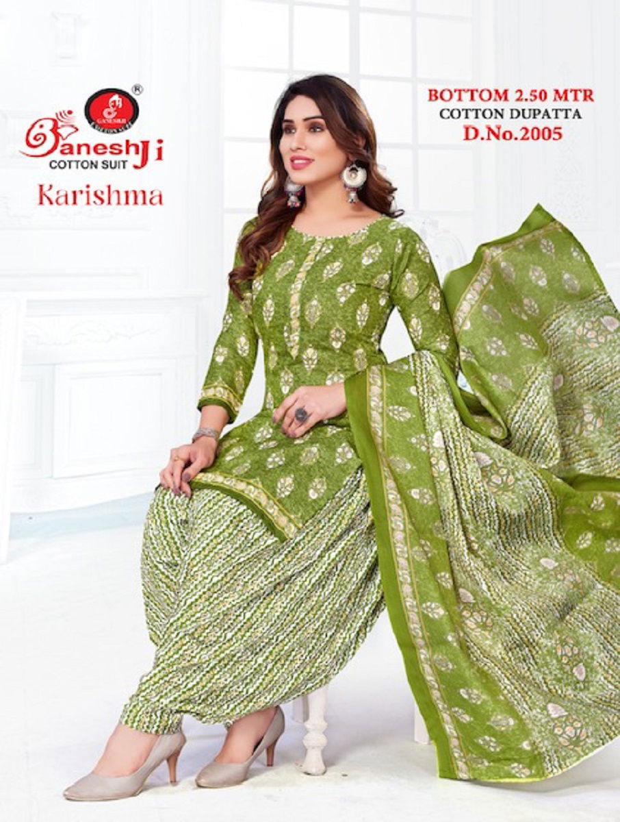 Ganeshji Karishma 2 Indo Cotton Printed Dress Material
